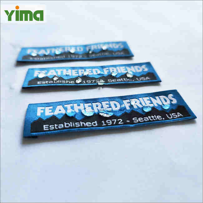 Special woven label