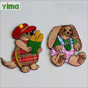 Large embroidered patches