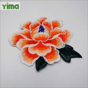 embroidered flower patches